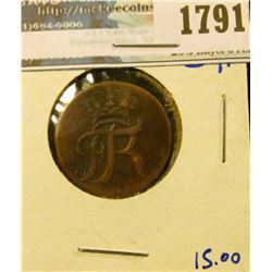 1791 _ Germany/ Hesse- Cassel 1746 Half Heller