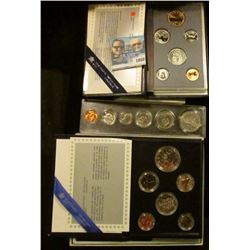 1808 _ 1985 & 1996 Canada Specimen Sets; & 1969 Canada BU Year Set in snap-tight case.