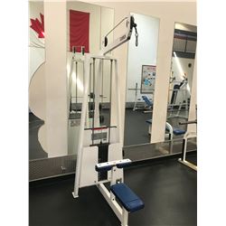 CYBEX WHITE / BLUE LAT PULLDOWN CABLE SYSTEM