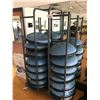 Image 1 : MOBILE RACK WITH 16 BOSU BALL BALANCE TRAINERS
