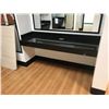 Image 2 : 100" X 24" BLACK GRANITE DUAL SINK COUNTER WITH FAUCETS, SOAP DISPENSERS & 71" X 24" STRAIGHT