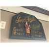 Image 2 : ILLUMINATED CHEERS SIGN & WOOD BEER SIGN