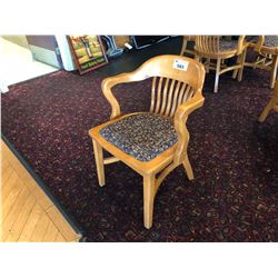 HOLSAG CANADA SOLID WOOD PADDED RESTAURANT CHAIR