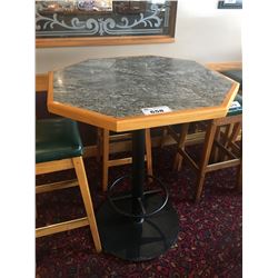 BAR HEIGHT OCTAGON RESTAURANT TABLE