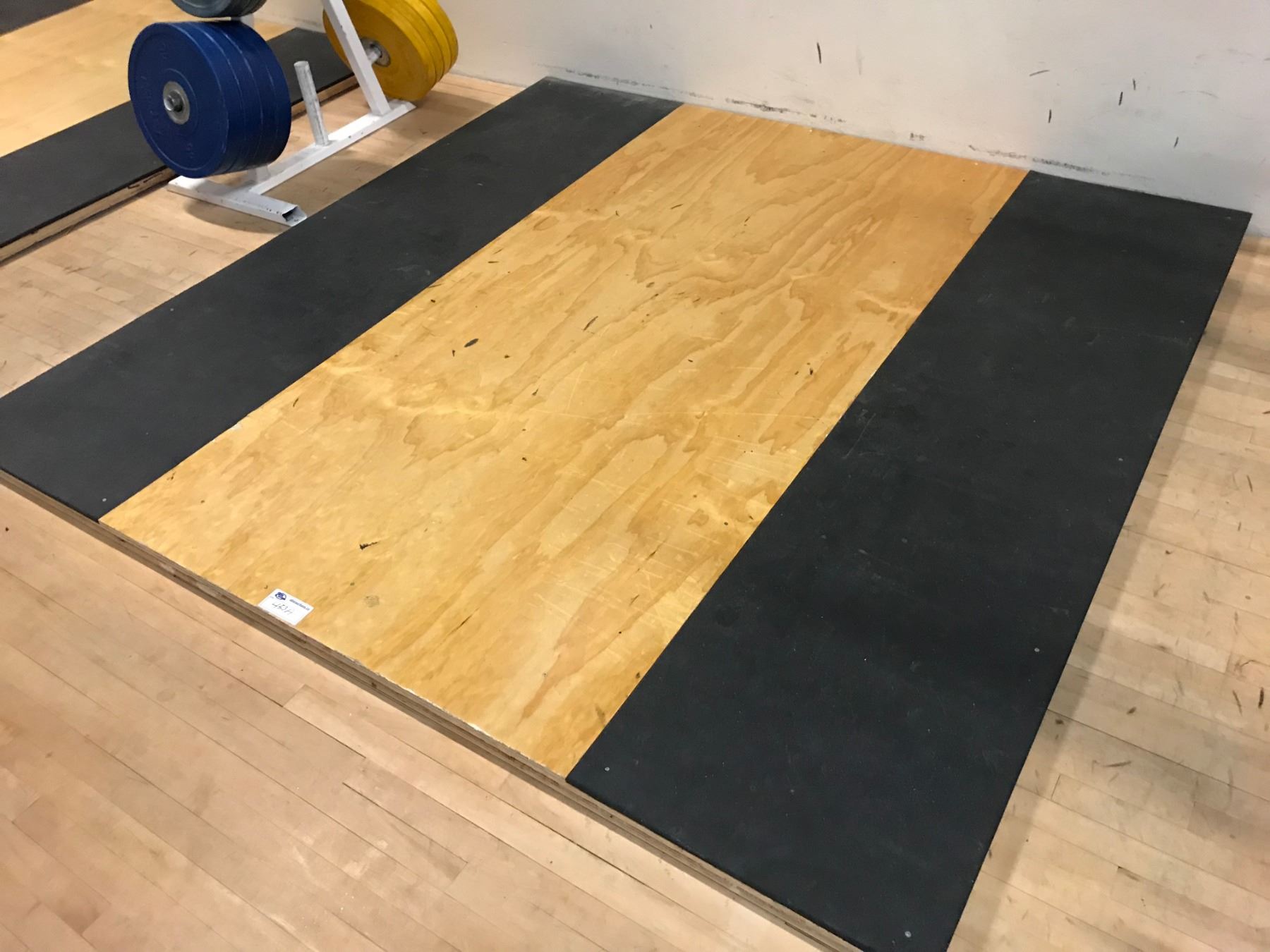 Deadlift Weight Drop Floor Base Approx 8 X 7 Ft