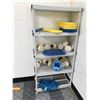 Image 1 : ASSORTED POOL CLEANING SUPPLIES & EXERCISE EQUIPMENT ON SHELF