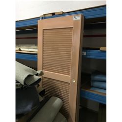 3 WOOD CLOSET DOORS