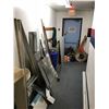 Image 1 : ASSORTED METAL CHECKER PLATE & CONTENTS IN HALLWAY