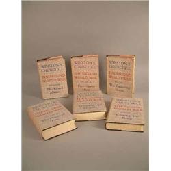 Churchill W. S. The Second World War, Volume 1, 1949, all other volumes first editions (6 volumes...
