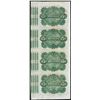 Image 2 : Uncut Sheet of (4) State of Louisiana Baby Bond Obsolete Notes