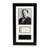 Image 1 : William H. Taft Signed Cut Display PSA Certified