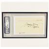 Image 2 : William H. Taft Signed Cut Display PSA Certified