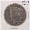 1934-S $1 Peace Silver Dollar Coin