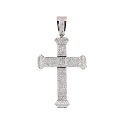 4.25 ctw Diamond Pendant - 18KT White Gold
