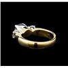 Image 3 : 2.11 ctw Black and White Diamond Ring - 14KT Yellow Gold