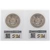 Image 2 : Lot of (2) 1884-O $1 Morgan Silver Dollar Coins PCGS MS63