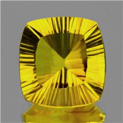 Natural ConCave Cut AAA Canary Yellow Fluorite - FL