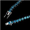 Image 3 : Natural Brazil Neon Blue Apatite 68.99 Cts Bracelet