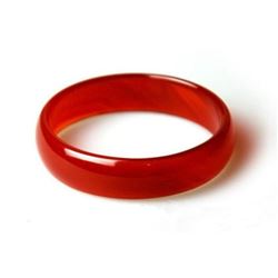 Natural Chinese Red Jade Bangle