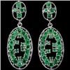 Image 1 : NATURAL AAA GREEN EMERALD 64 Carats Earings