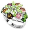 Image 1 : Natural Multi Gemstone Ring