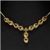Image 3 : NATURAL ORANGISH YELLOW CITRINE Necklace