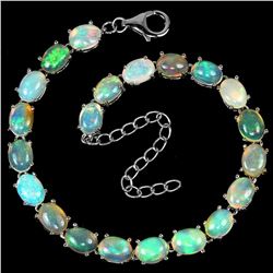 NATURAL AAA RAINBOW WHITE OPAL Bracelet