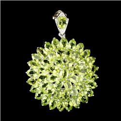 Gorgeous Oval Cut 6x4 Mm Top Rich Green Peridot Pendant