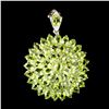 Image 1 : Gorgeous Oval Cut 6x4 Mm Top Rich Green Peridot Pendant