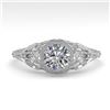 Image 1 : 0.50 CTW VS/SI Diamond Solitaire Engagement Ring 18K White Gold - REF-107H3A - 36018