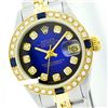 Image 1 : Rolex Ladies Two Tone 14K Gold/ss, Diam Dial & Diam/Sapphire Bezel, Sapphire Crystal - REF-440M3F