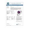 Image 2 : 1.36 CTW Amethyst & Diamond Ring 10K White Gold - REF-36T8M - 10432