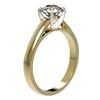 Image 4 : 1.27 CTW Certified H-SI/I Quality Diamond Solitaire Engagement Ring 10K Yellow Gold - REF-191X3T - 3