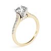 Image 4 : 0.65 CTW Certified VS/SI Diamond Solitaire Ring 18K Yellow Gold - REF-76H5A - 27491