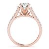 Image 2 : 1.46 CTW Certified VS/SI Diamond Solitaire Ring 18K Rose Gold - REF-373X6T - 27574