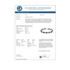 Image 2 : 11.04 CTW Emerald & Diamond Bracelet 10K White Gold - REF-88F8N - 14051
