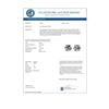 Image 3 : 1.03 CTW Certified H-SI/I Quality Diamond Solitaire Stud Earrings 10K Rose Gold - REF-94W5F - 36570