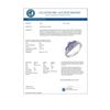 Image 2 : 0.99 CTW Tanzanite & Diamond Ring 18K White Gold - REF-44W2F - 10427