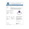 Image 2 : 2.68 CTW Tanzanite & Diamond Ring 14K White Gold - REF-61W8F - 13914