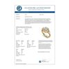 Image 3 : 2.05 CTW VS/SI Diamond Solitaire Art Deco 3 Stone Ring 18K Yellow Gold - REF-490H9A - 37264