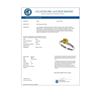 Image 3 : 1.02 CTW Certified Intense Yellow SI Diamond Solitaire Engagement 10K White Gold - REF-199W5F - 3652