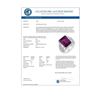 Image 2 : 8.03 CTW Amethyst & Diamond Ring 10K White Gold - REF-42M9H - 10915