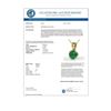 Image 3 : 2 CTW Emerald Designer Inspired Solitaire Necklace 18K Yellow Gold - REF-24Y9K - 22021