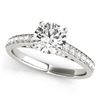 Image 1 : 1.5 CTW Certified VS/SI Diamond Solitaire Ring 18K White Gold - REF-381N8Y - 27468