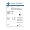 Image 2 : 1.02 CTW Ruby & Diamond Pendant 18K White Gold - REF-18X5T - 14045