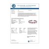 Image 3 : 16.0 CTW Ruby & Diamond Bracelet 14K White Gold - REF-400K2W - 13903