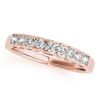 Image 5 : 1.96 CTW Certified VS/SI Diamond 2Pc Wedding Set Solitaire Halo 14K Rose Gold - REF-428W2F - 31260