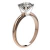 Image 4 : 2 CTW Certified H-SI/I Quality Diamond Solitaire Engagement Ring 10K Rose Gold - REF-615M2H - 32933