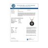 Image 3 : 2.09 CTW Fancy Black VS Diamond Solitaire Necklace 10K Rose Gold - REF-44Y5K - 36812