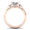 Image 4 : 1.5 CTW Certified VS/SI Diamond Solitaire 3 Stone Ring 14K Rose Gold - REF-395T5M - 30313